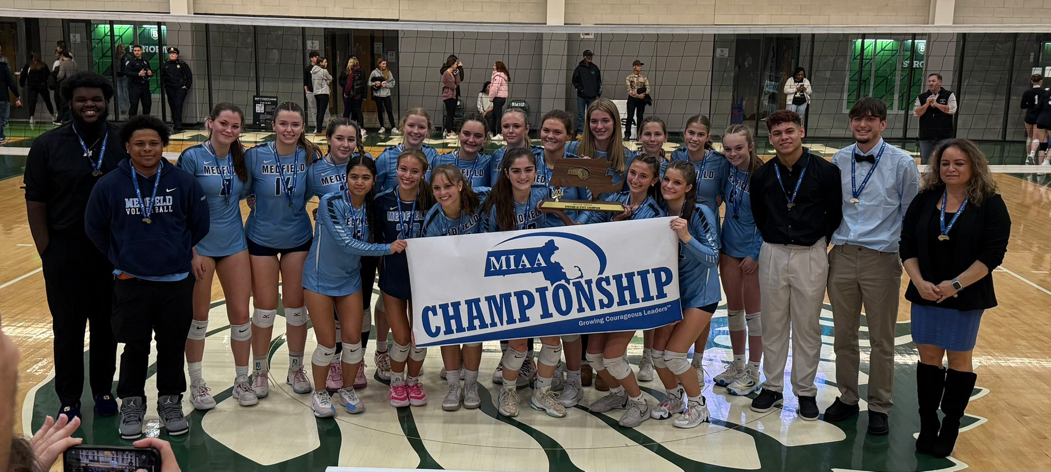 Medfield Fall Volleyball Division 3 champion 2024