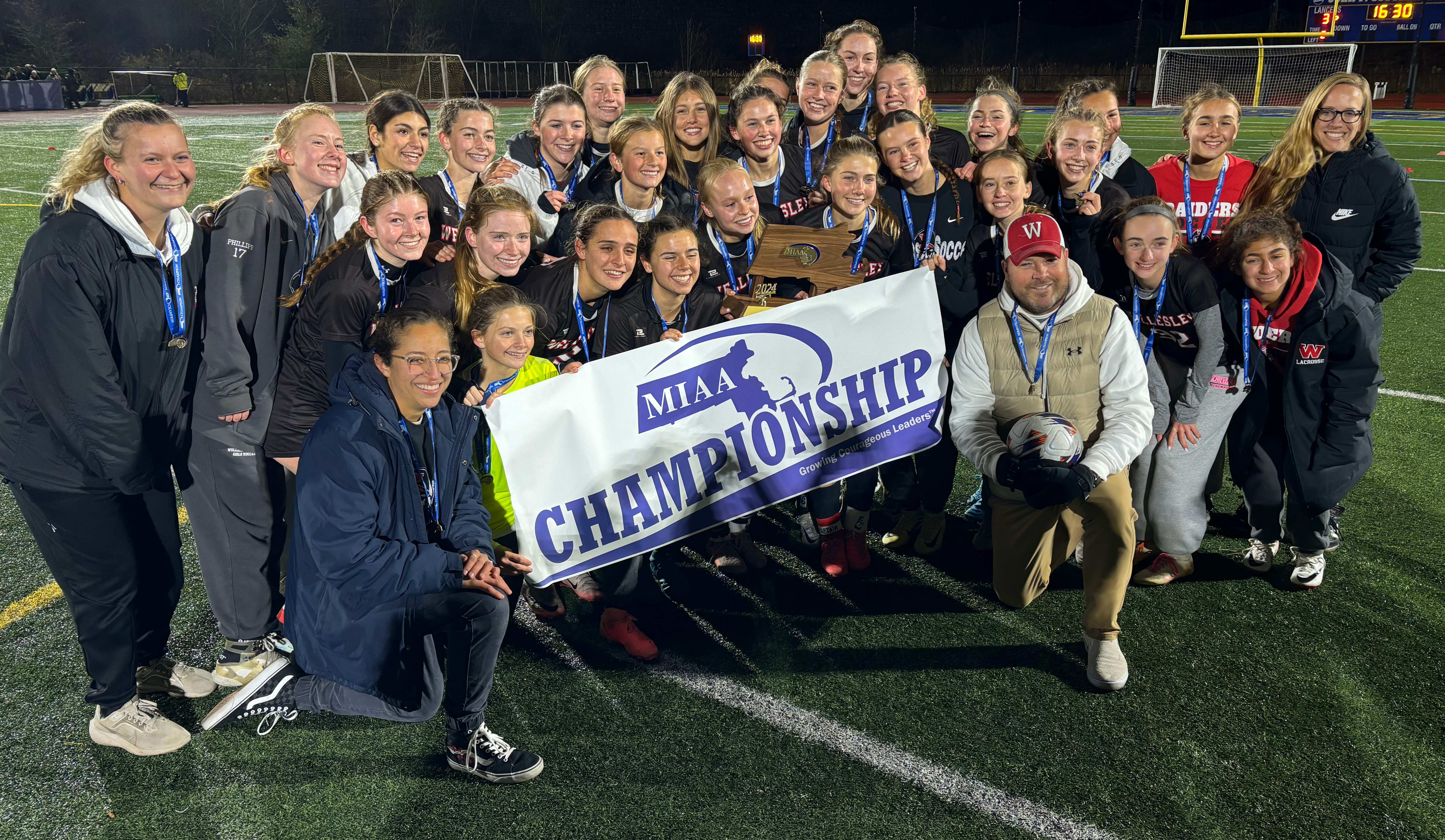 Wellesley 2024 Division 2 Girls Soccer champion 