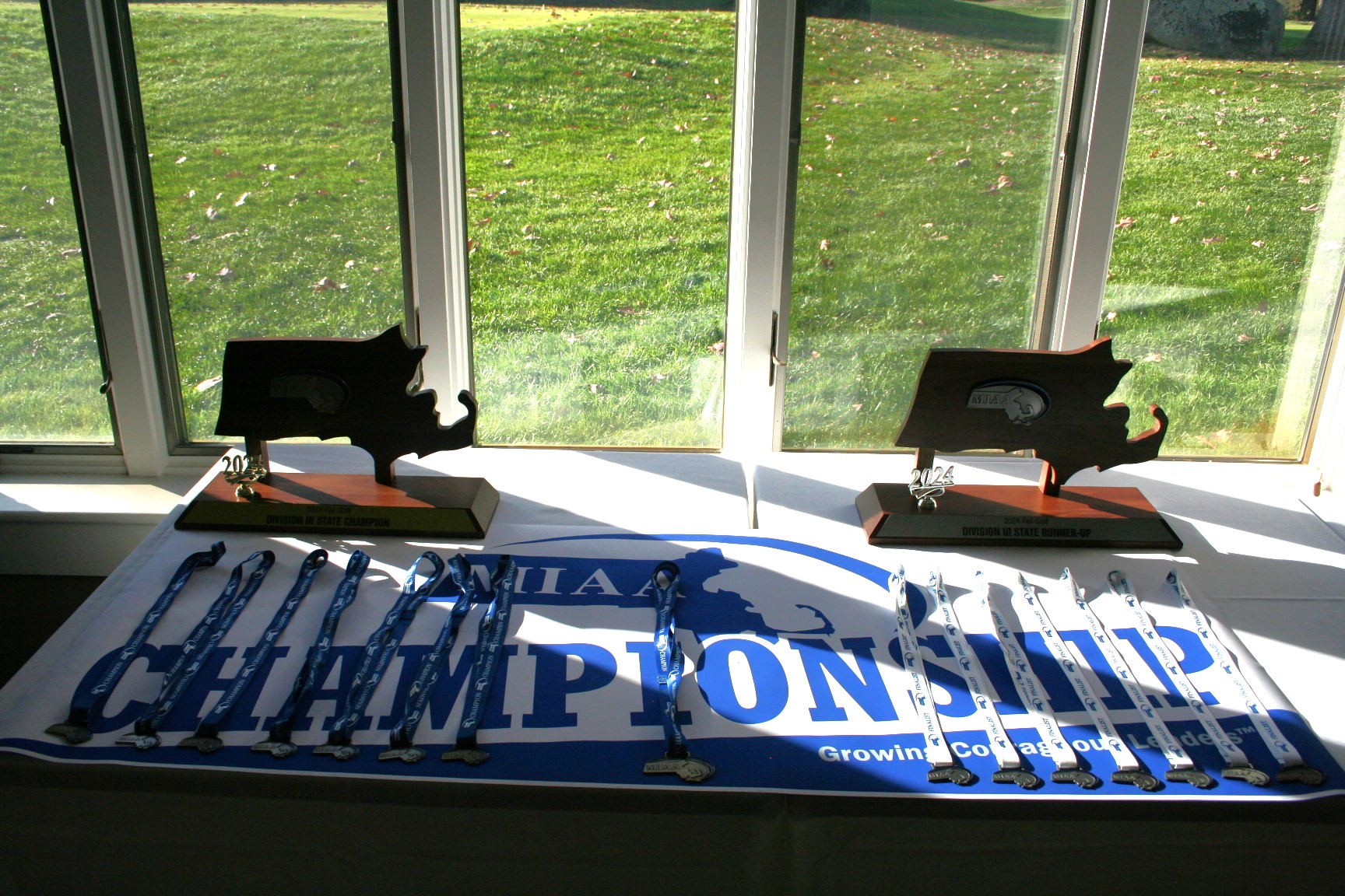 2024 MIAA Division 3 Golf - trophies