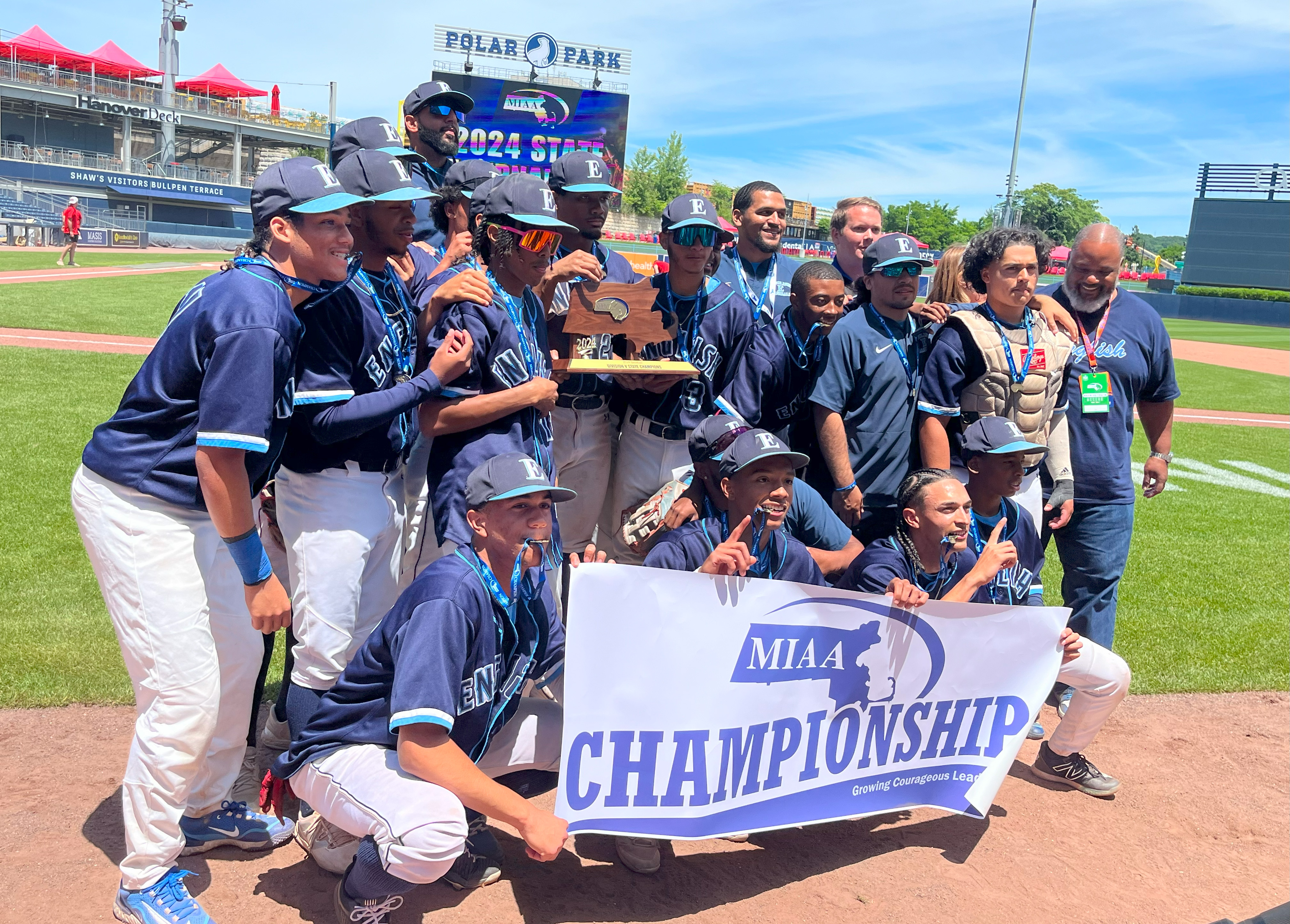 English High celebrated the first baseball championship in school history, and the first for a Boston City League school since 1971.