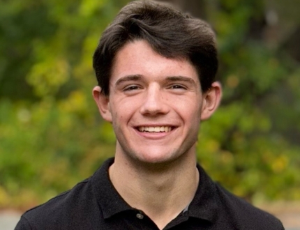 Cameron Guender Student-Athlete of the Month September 2025