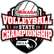 MIAA Spring Volleyball Tournament logo